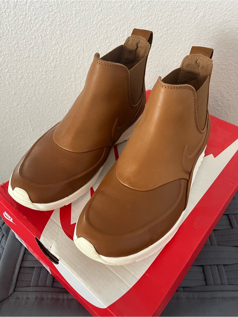Nike Women’s Tan/Brown Slip-On Sneakers